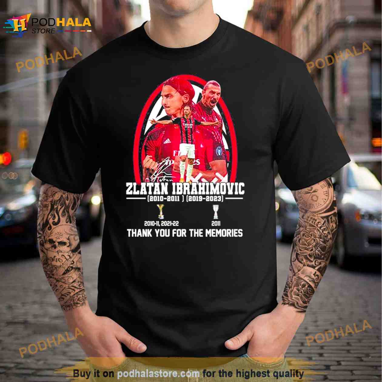 Zlatan Ibrahimovic 2010-2011 2019-2023 Thank You For The Memories Signatures Shirt Zlatan Ibrahimovic 2010-2011 2019-2023 Thank You For The Memories Signatures Shirt