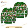 101 Dalmatians Pattern Xmas Blue Christmas Disney Ugly Christmas All Over Printed Sweater