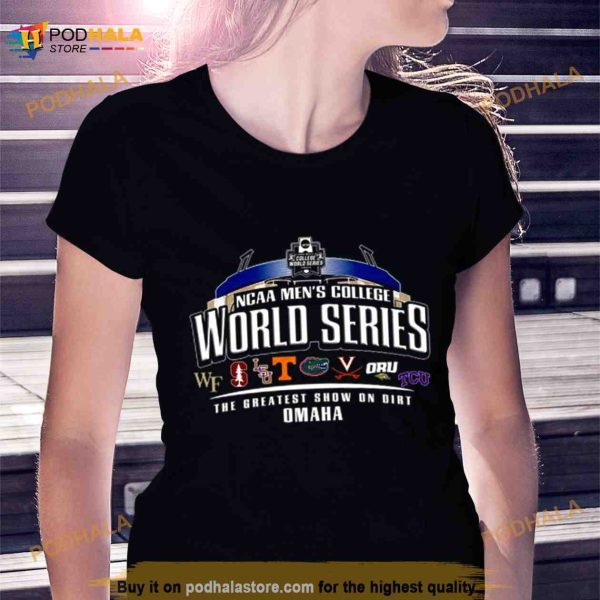 2023 College World Series The Greatest Show On Dirt Omaha Shirt