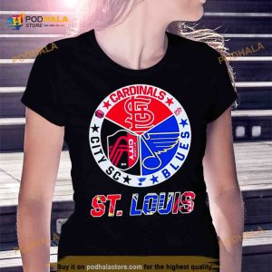 2023 St Louis Sports Teams Shirt Cardinals Blues And City Fc
