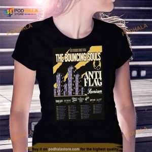 2023 The Bouncing Souls Ten Stories High Tour Poster Shirt