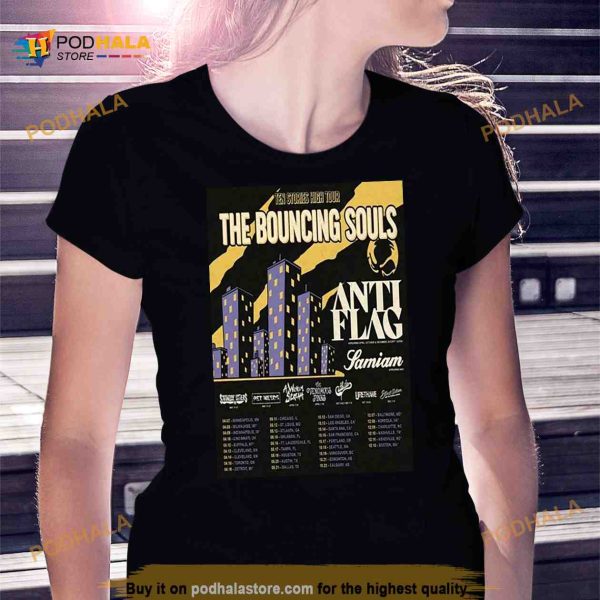 2023 The Bouncing Souls Ten Stories High Tour Poster Shirt