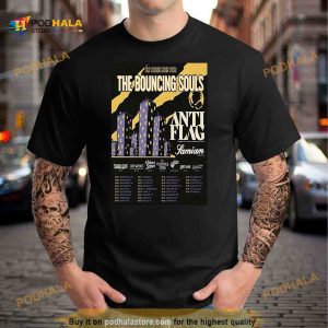 2023 The Bouncing Souls Ten Stories High Tour Poster Shirt 2