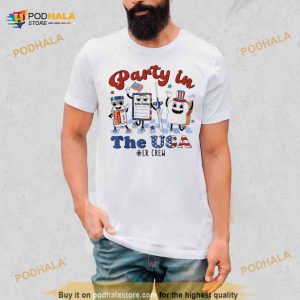 4th of July ER Nurse Party In The USA Emergency Room Crew 2023 T Shirt
