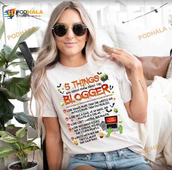 5 Things You Should Know About This Blogger Halloween Shirt