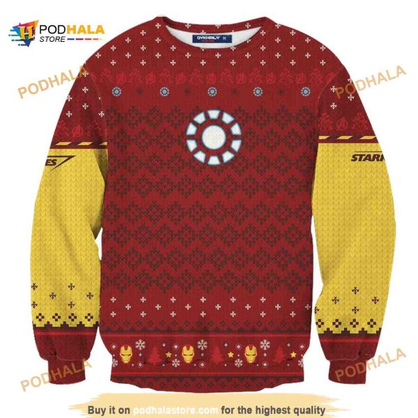 A Very Stark Christmas 3D Christmas Funny Ugly Sweater