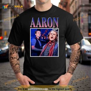 Aaron Tveit Collage Portrait Shirt 2