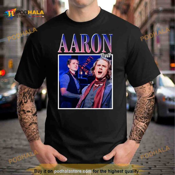 Aaron Tveit Collage Portrait Shirt
