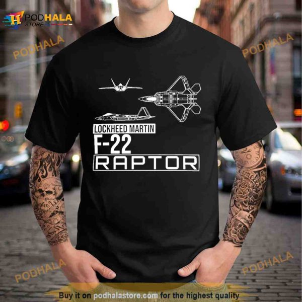 Acepilot Apparel Lockheed Martin F 22 Raptor Shirt