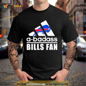 Adidas buffalo Bills A Badass bills fan shirt, hoodie, sweater and