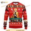 Agatsuma Zenitsu Demon Slayer Anime Ugly Christmas Sweater