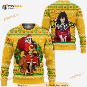 Aizawa X All Might Ugly Christmas MHA Xmas Idea Knitted Sweater