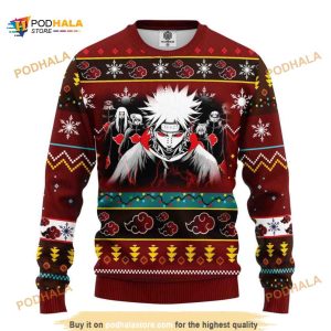Akatsuki Members All Over Printed Funny Ugly Sweater