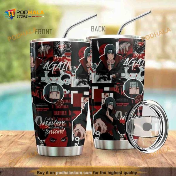 Akatsuki Naruto Anime 12 Gift For Lover Day Travel Tumbler