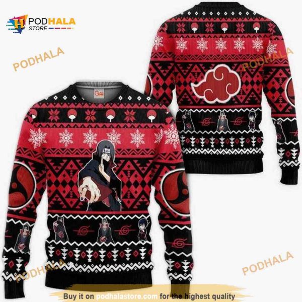 Akt Itachi Ugly Christmas Custom Xmas Idea Knitted Sweater