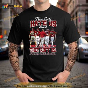 Alabama Crimson Tide The Only Hate Us Cause They Ain’t Us signatures Shirt