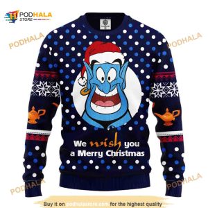 Aladdin And The Magic Lamp Ugly Christmas Funny Ugly Sweater