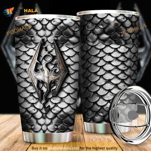 Alduin Dragon of Skyrim Stainless Steel Cup Tumbler