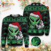 Alien Weed Christmas Ugly Wool Knitted Sweater