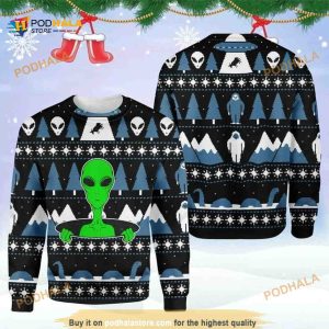 Alien Wool Knitted Christmas Funny Ugly Sweater All Over Print
