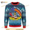 All You Need Is Love 3D Funny Ugly Christmas Sweater