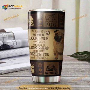 All You Need Is Love And A Pug Gift For Lover Day Travel Tumbler