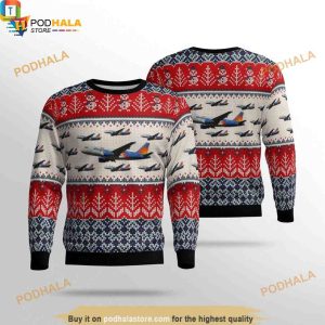Allegiant Air Airbus A319 3D Funny Ugly Christmas Sweater