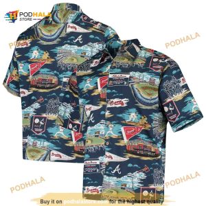 Atlanta braves MLB Summer 3D Hawaiian Shirt Gift For Men And Women Fans -  Freedomdesign