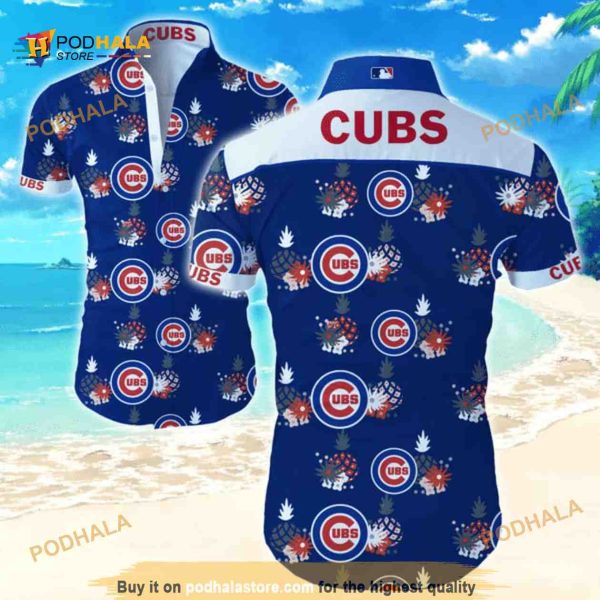 Aloha Chicago Cubs MLB Hawaiian Shirt, Summer Gift For Friend