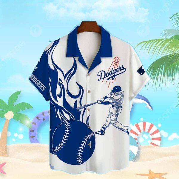 Aloha Los Angeles Dodgers MLB Hawaiian Shirt Beach Gift For Him