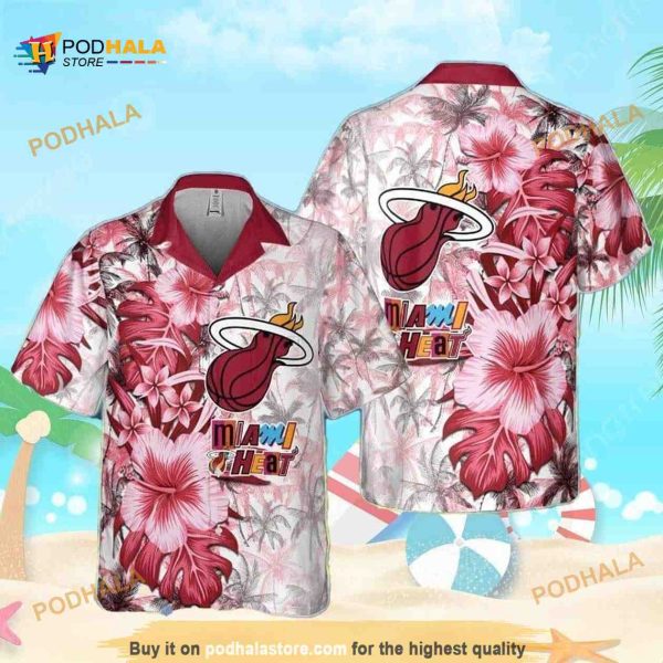 Aloha Miami Heat Funny Hawaiian Shirt Tropical Pattern Best Beach Gift