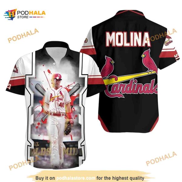 Aloha Molina St Louis Cardinals MLB Hawaiian Shirt, Gift For Baseball Fans