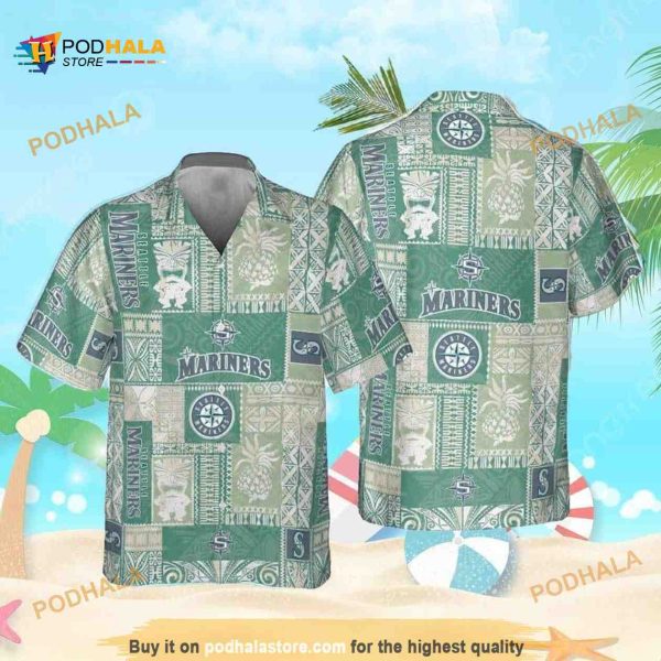 Aloha Seattle Mariners MLB Hawaiian Shirt, Summer Beach Gift