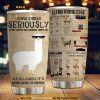 Alpaca People Should Seriously Stop Expecting Normal From Me Travel Tumbler
