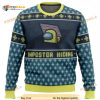 Among Us Impostor Hiding Ugly Xmas Wool Sweater