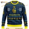 Among Us Say Cheese Ugly Xmas Wool Sweater