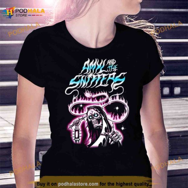 amyl and the Sniffers Reaper bone man Shirt