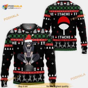 Anbu Itachi Naruto Anime Ugly Wool Christmas Sweater