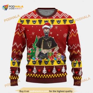 Anime Zora Ideale Black Clover Ugly Xmas Wool Knitted Sweater