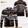Aot Eren Anime Attack On Titan Xmas Funny Ugly Christmas Sweater
