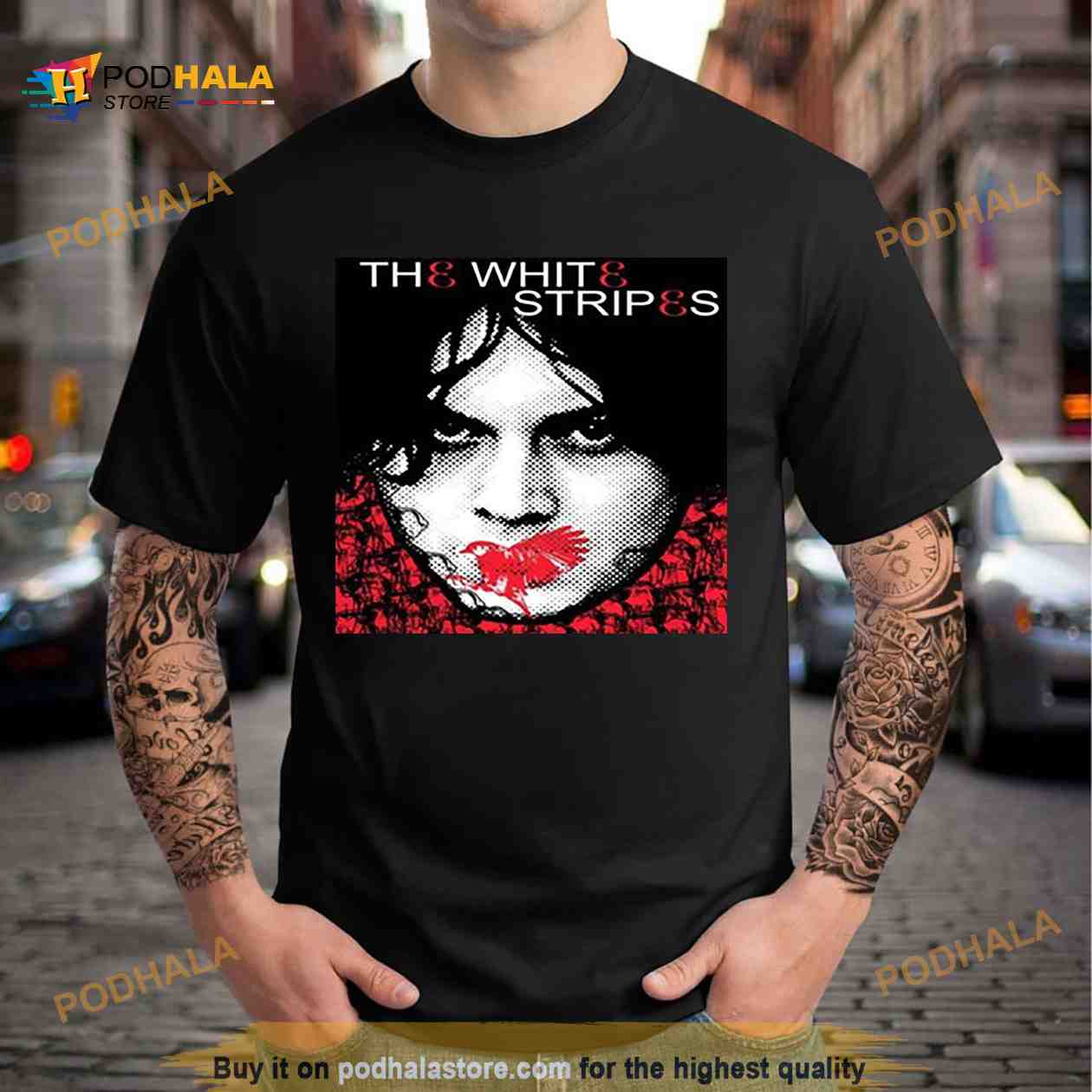 Apple Blossom The White Stripes Shirt Apple Blossom The White Stripes Shirt
