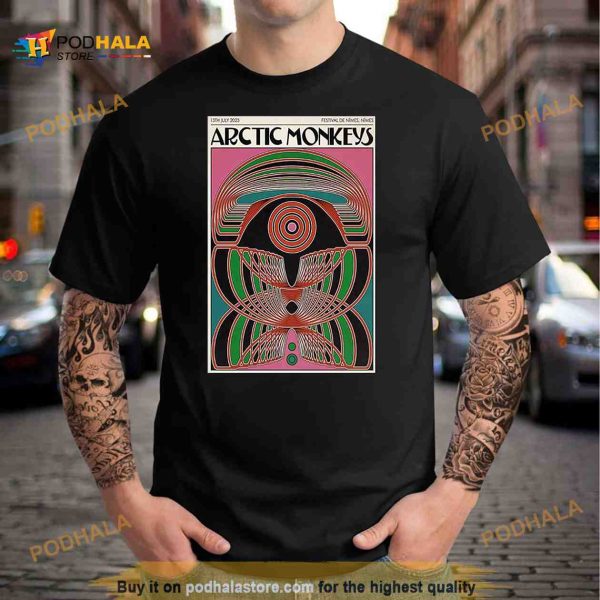 Arctic monkeys arènes de nîmes nimes France 07.13.2023 poster Shirt