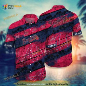 Atlanta Braves Mlb Hibiscus Flower Hawaiian Shirt - StirTshirt