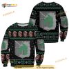 Attack On Titan Military Badged Police Xmas Clothes Ugly Christmas Knitted Sweater