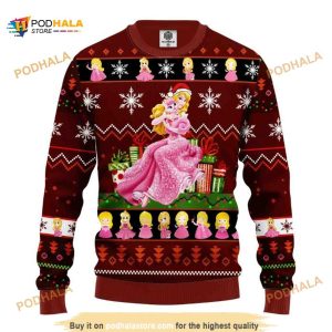 Aurora Disney Princess Merry Xmas Ugly Christmas Sweater