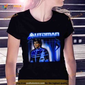 Automan 90s Movie Art Shirt 2