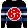 BDSM Fetish Pride Flag 3D Funny Ugly Christmas Sweater