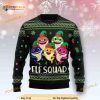 Baby Shark Elf Squad Christmas Wool Ugly Sweater