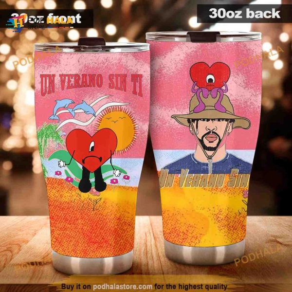 Bad Bunny Un Verano Sin Ti Cute Travel Tumbler, Coffee Tumbler