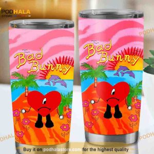 Bad Bunny Un verano sin ti 20oz 30z Travel Tumbler, Coffee Tumbler